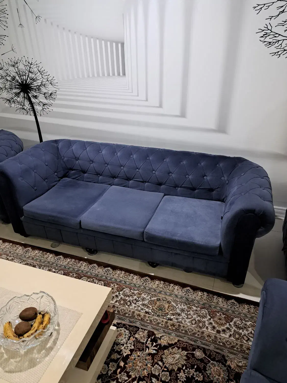 مبل چستر به همراه میز وسط|مبلمان خانگی و میز عسلی|چالوس, |دیوار