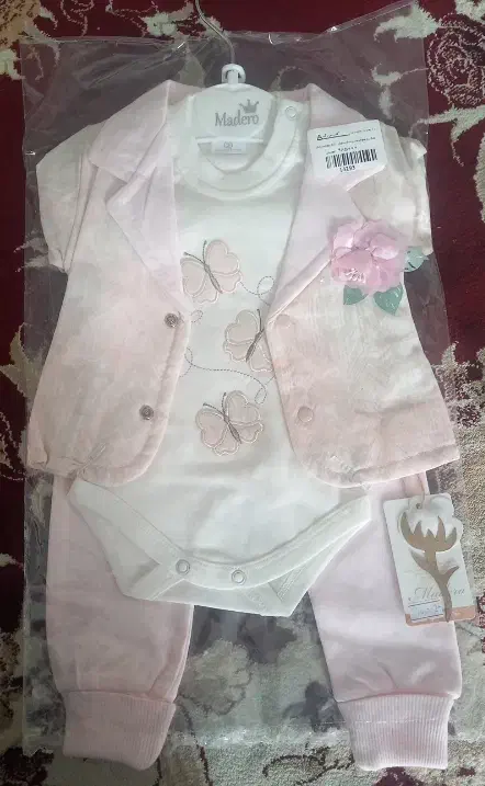 لباس دخترانه سه تیکه سایز دو نو|لباس|گلپایگان, |دیوار