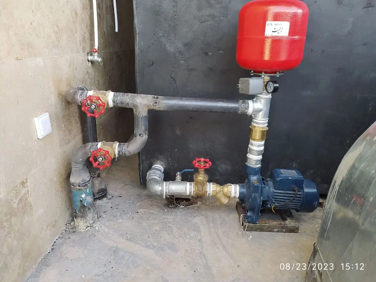 نصب نصاب پمپ آب تقویت فشار آب|خدمات پیشه و مهارت|مشهد, ادیب نیشابوری (شهرک غرب)|دیوار
