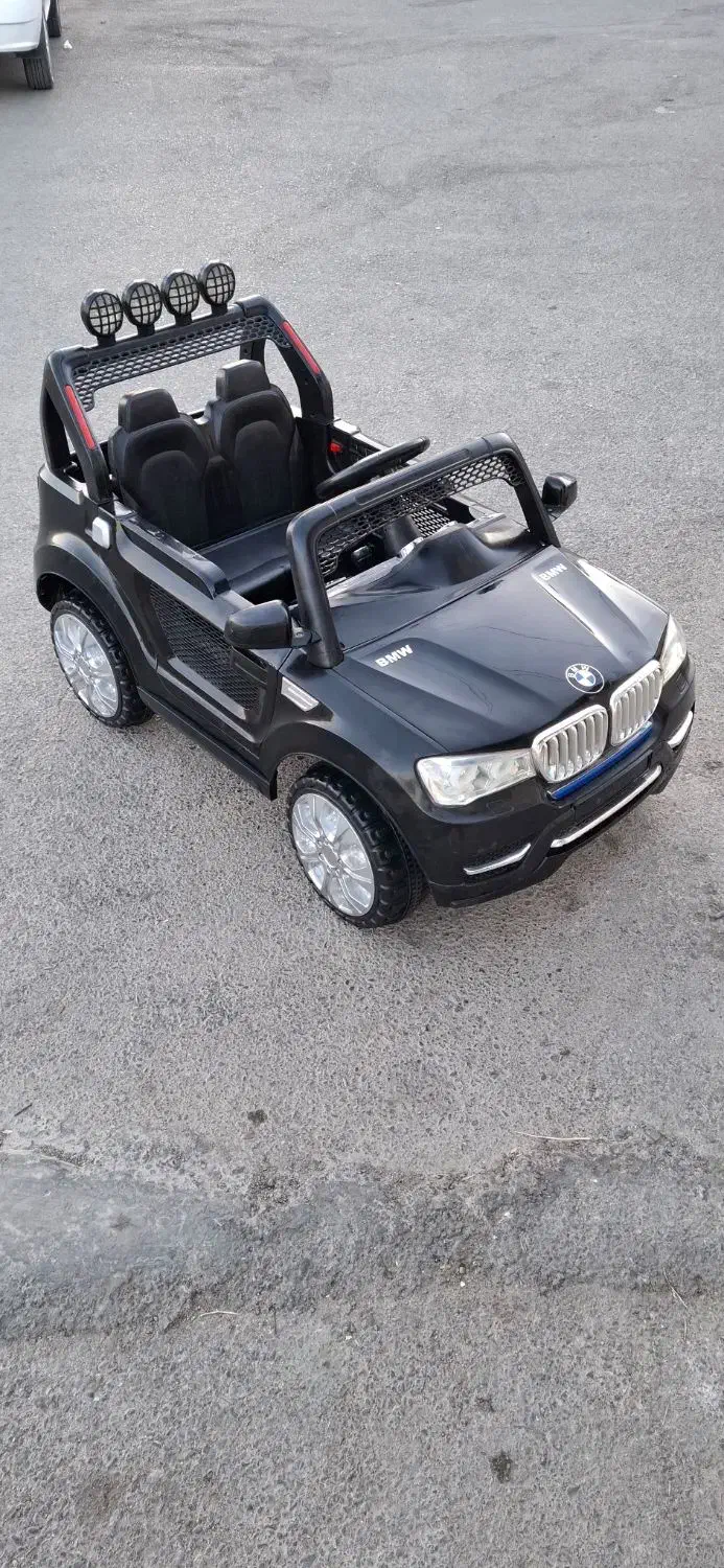 ماشین شارژی BMWشاستی بلند ۲ نفره سوئیچی|اسباببازی بچه|سنندج, |دیوار