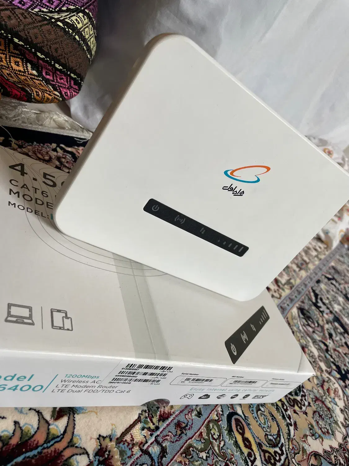 مودم 4.5 G همراه اول مدل MIMO 4x4 HA6400 + گارانتی|مودم و تجهیزات شبکه|تهران, فرحزاد|دیوار