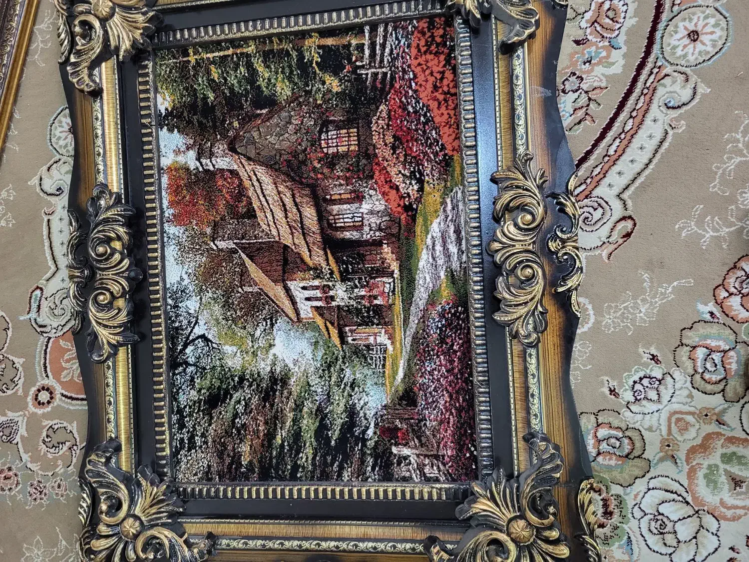 تابلو فرش|تابلو فرش|کرمانشاه, |دیوار