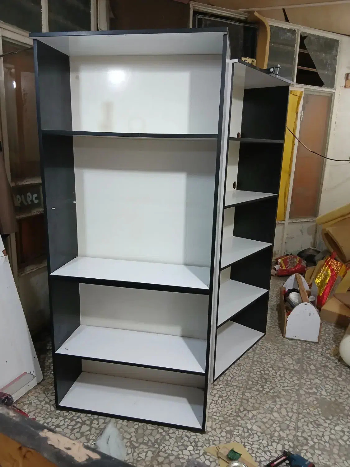 دوعد کتابخونه|کتابخانه، شلف، قفسه‌های دیواری|آبادان, |دیوار