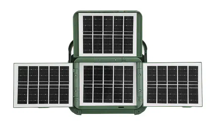 پرروژکتور 4 پنل شارژی و خورشیدی مدل Kk428|لامپ و چراغ|رشت, چله خانه|دیوار