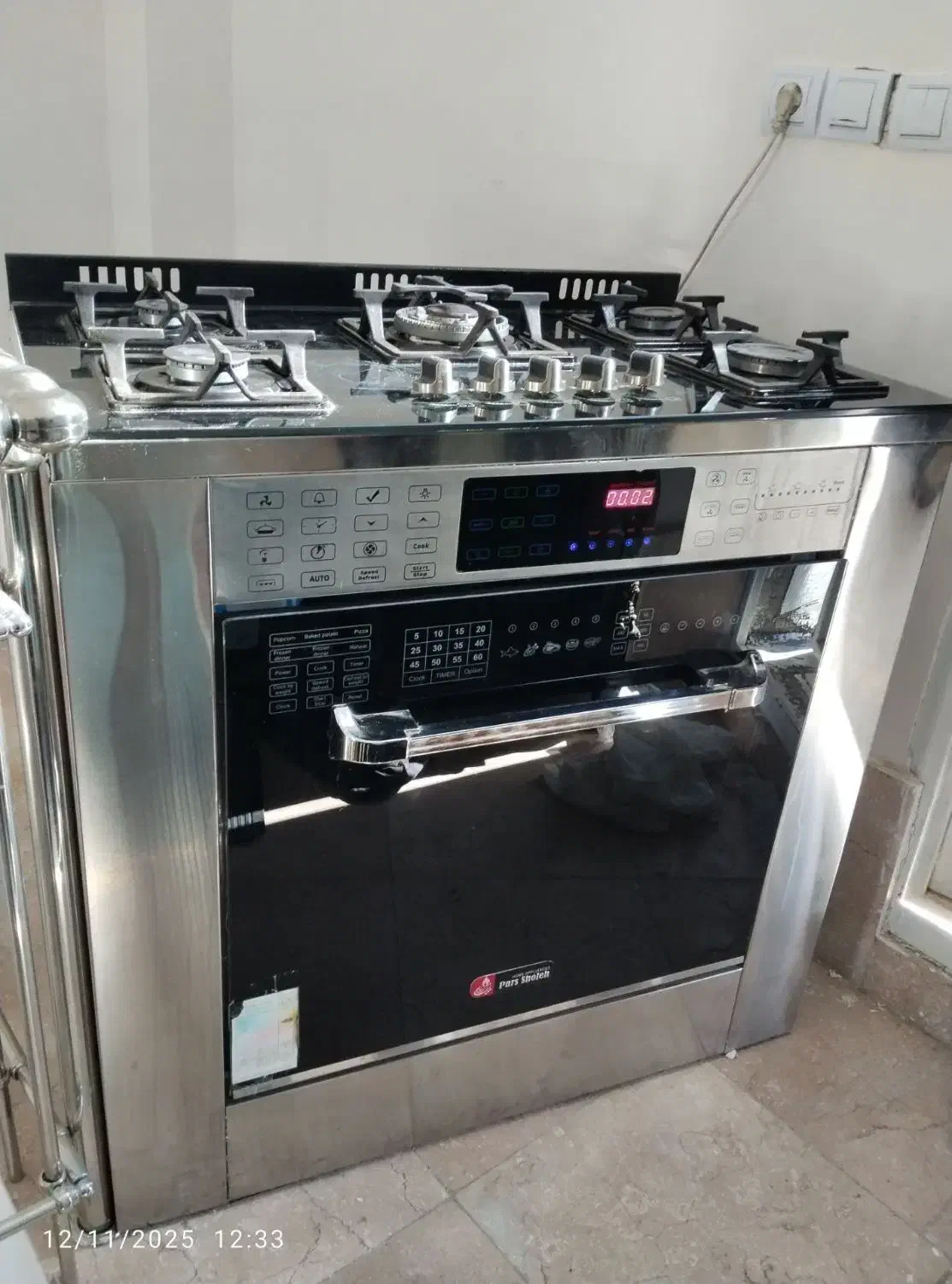 گاز پنج شعله در حد نو|اجاق گاز و لوازم برقی پخت‌وپز|اسدآباد, |دیوار