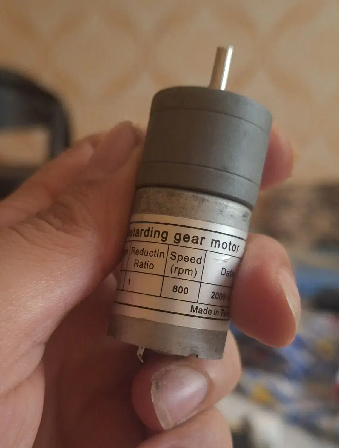دو عدد موتور DC گیربکس دار 12 ولتی 800rpm تایوانی|ابزارآلات|شیراز, ریشمک|دیوار