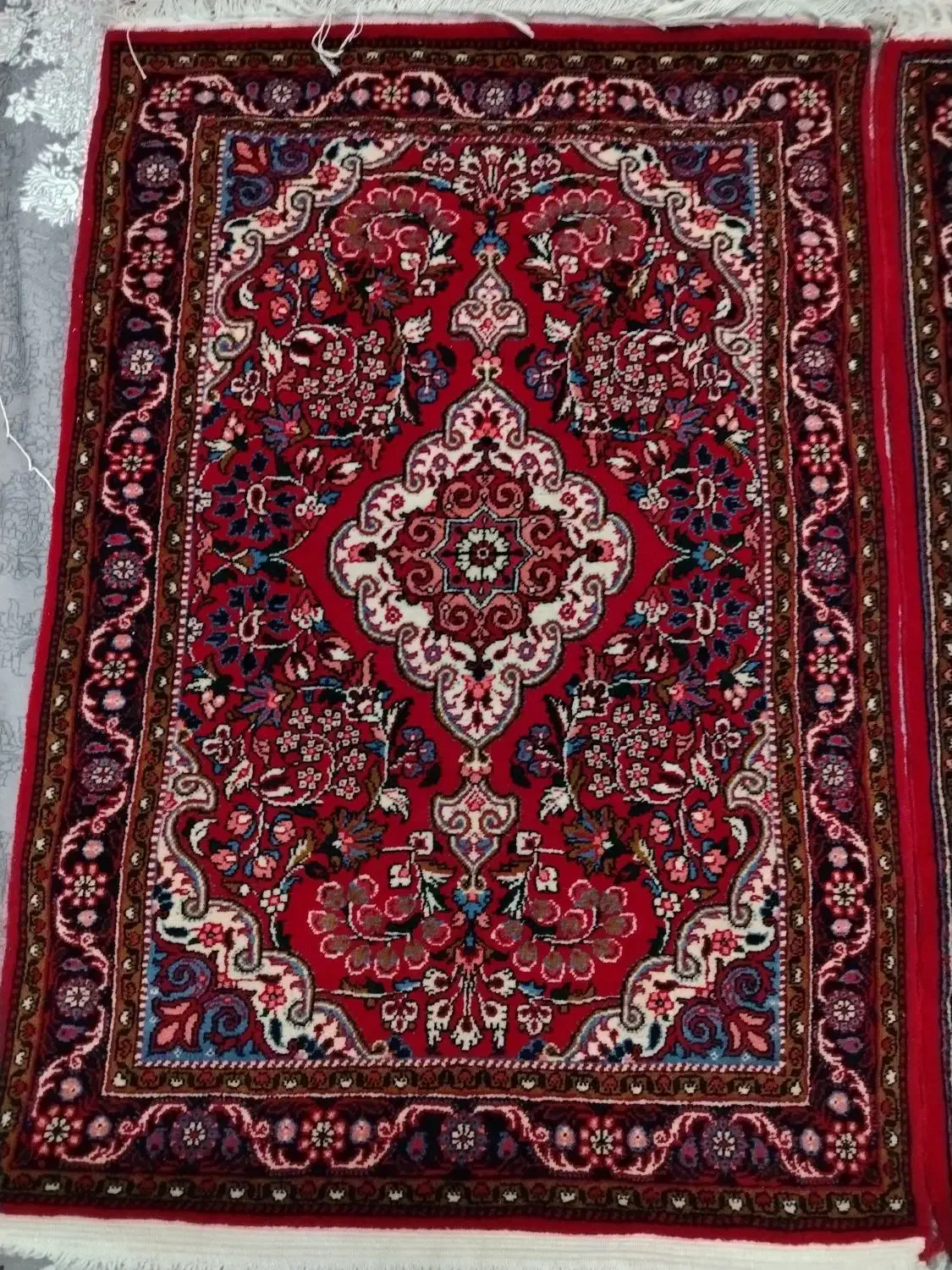 فرش دست بافت(پشتی)|فرش|ملایر, |دیوار