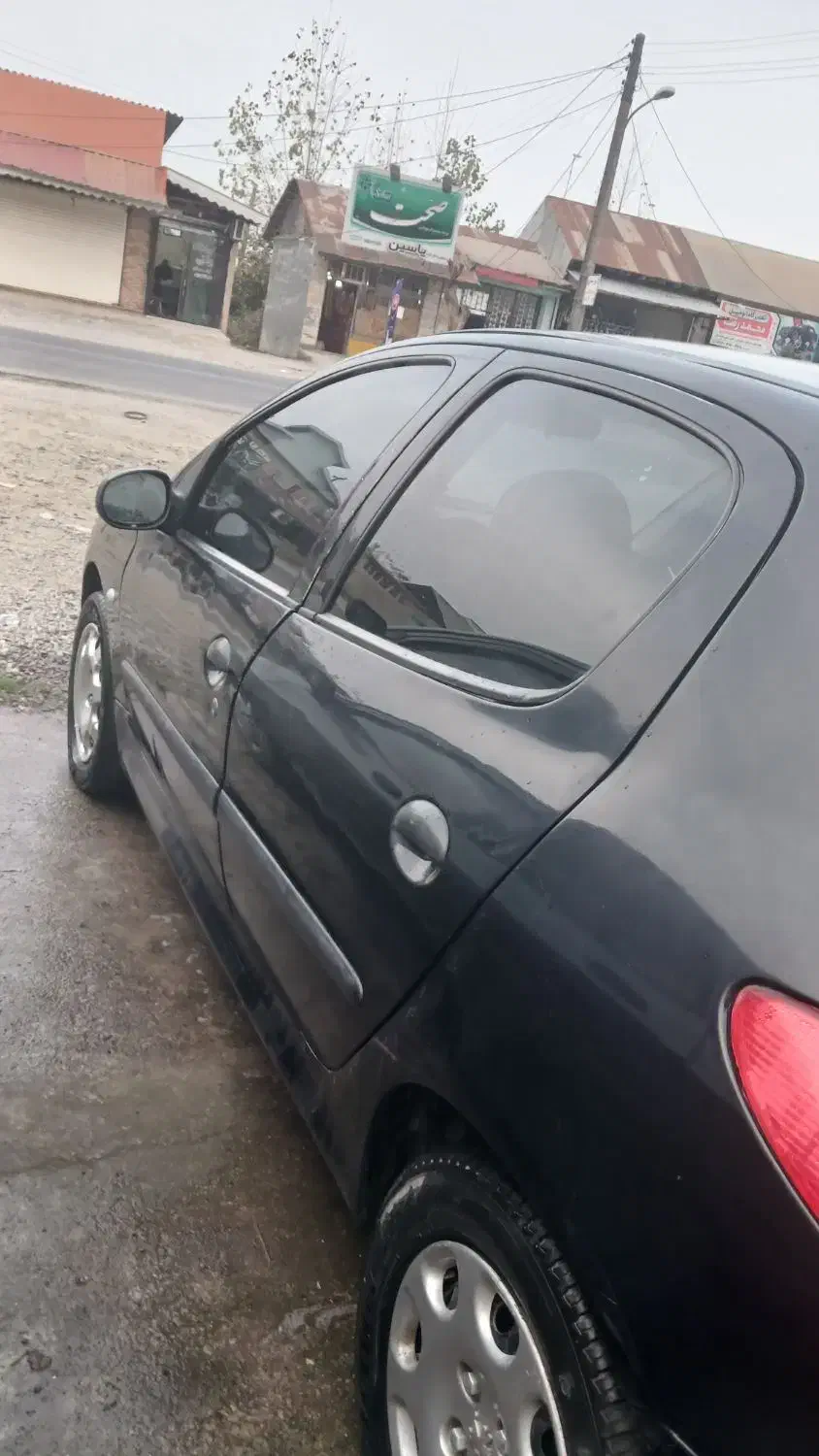 پژو ۲۰۶ تیپ ۲ مشکی|خودرو سواری و وانت|فومن, |دیوار