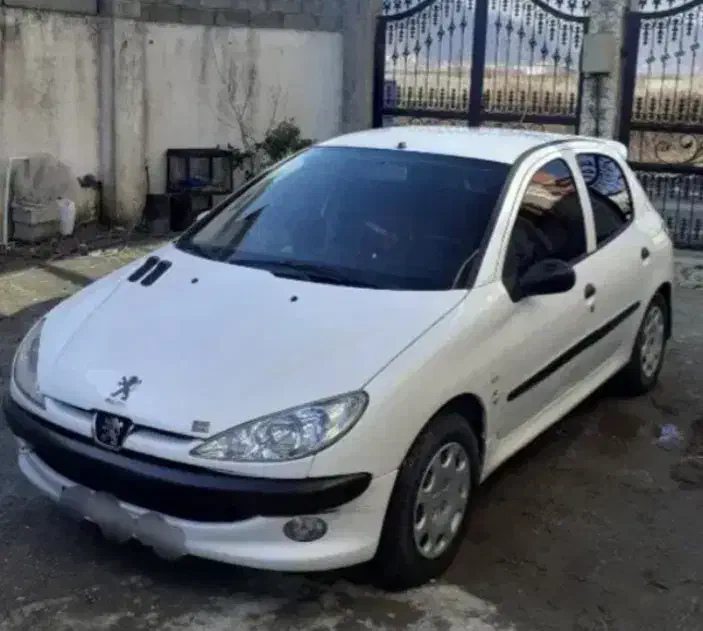 پژو ۲۰۶ تیپ ۳ سفید|خودرو سواری و وانت|اردبیل, |دیوار