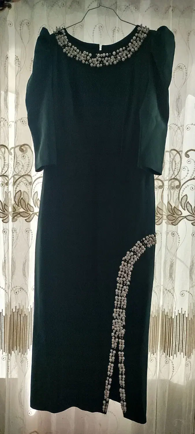 لباس مجلسی سبز ماشی|لباس|لنجان, |دیوار