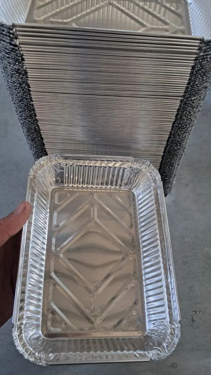 ظرف تک پرسی آلمینیومی|ظروف نگهدارنده، پلاستیکی، یکبارمصرف|بروجرد, |دیوار