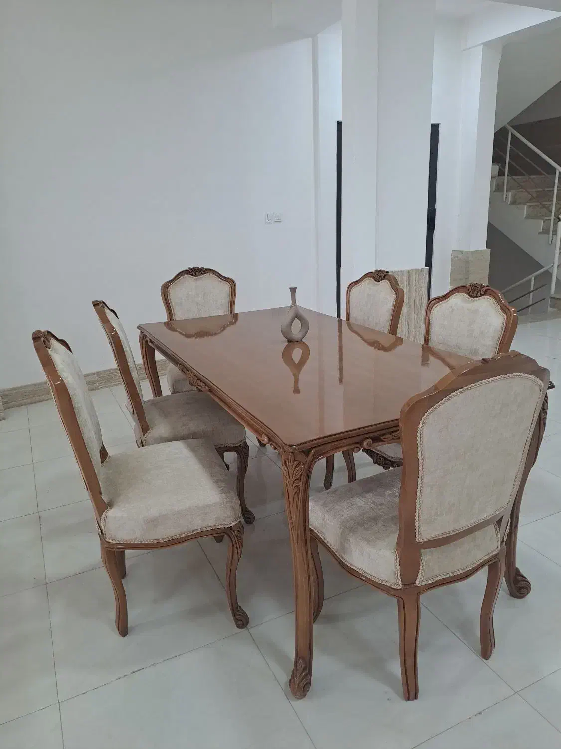 سرویس غذاخوری مدل بریتان|میز و صندلی غذاخوری|بانه, |دیوار