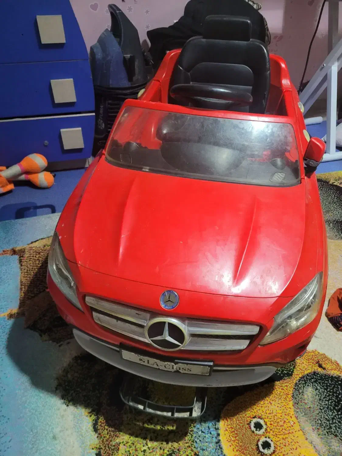 ماشین شارژی دوموتوره بنز سالم|اسباببازی بچه|زاهدان, |دیوار