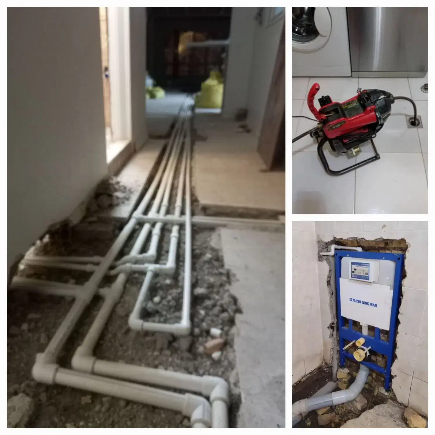 لوله کشی لوله بازکنی رفع نم در تاسیسات محمدی|خدمات پیشه و مهارت|تهران, نیروی هوایی (پیروزی)|دیوار