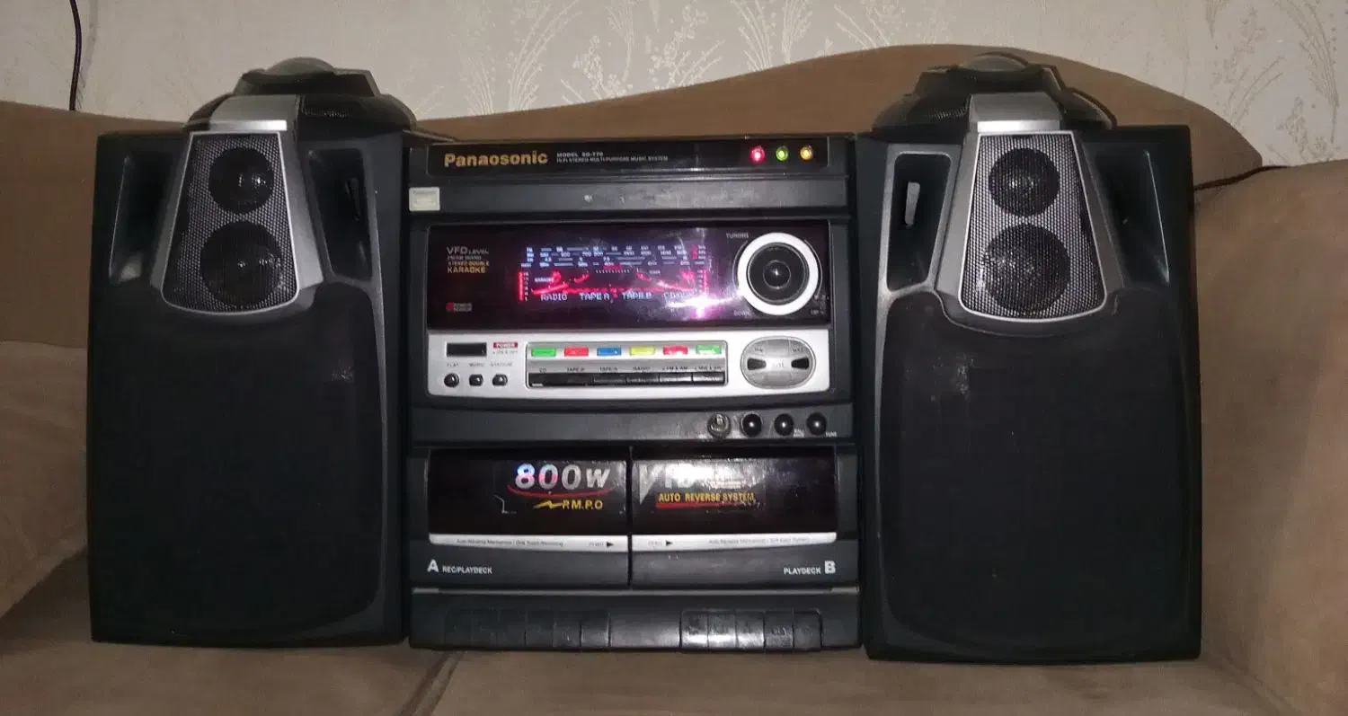 رادیو ظبط پاناسیونیک|سیستم صوتی خانگی|نجف‌آباد, امیرآباد|دیوار