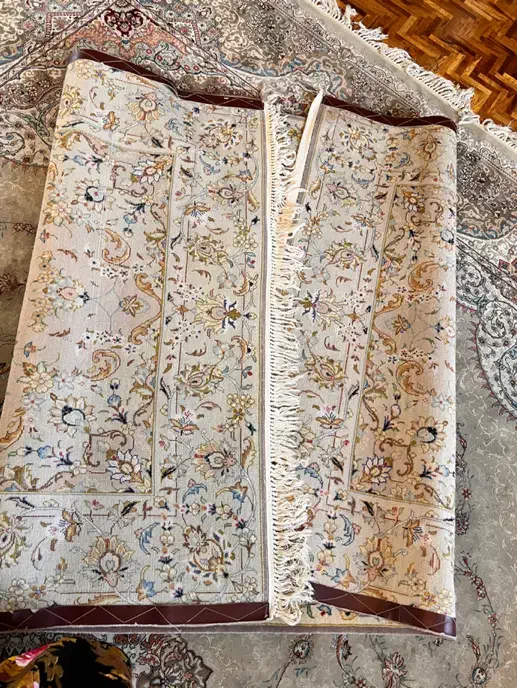 فرش دستباف گل ابریشم۴ متری|فرش|تهران, ونک|دیوار