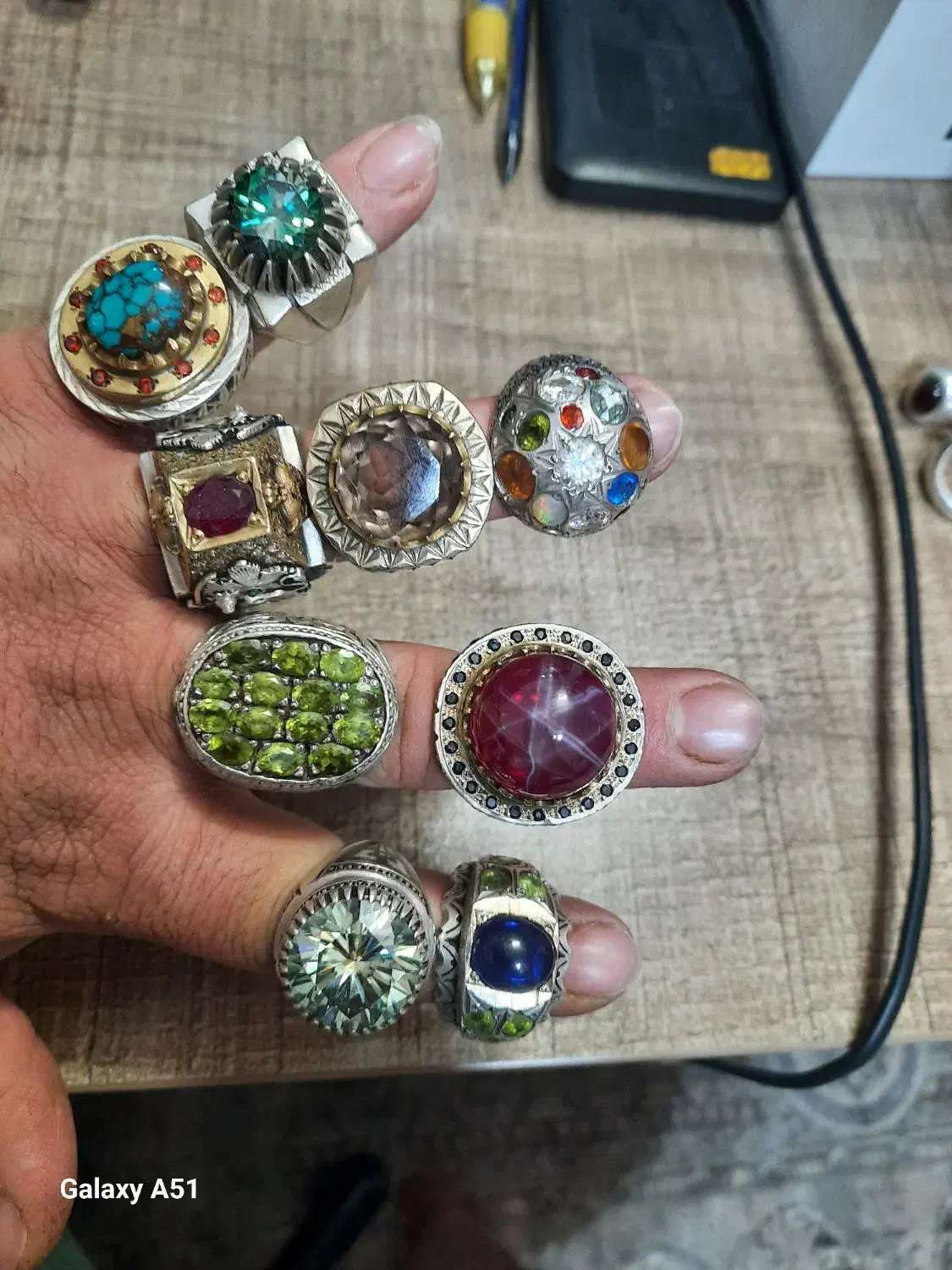 تعدادی انگشتره نقره فوق کلکسیونی، خاص و بی نظیر|جواهرات|قوچان, |دیوار