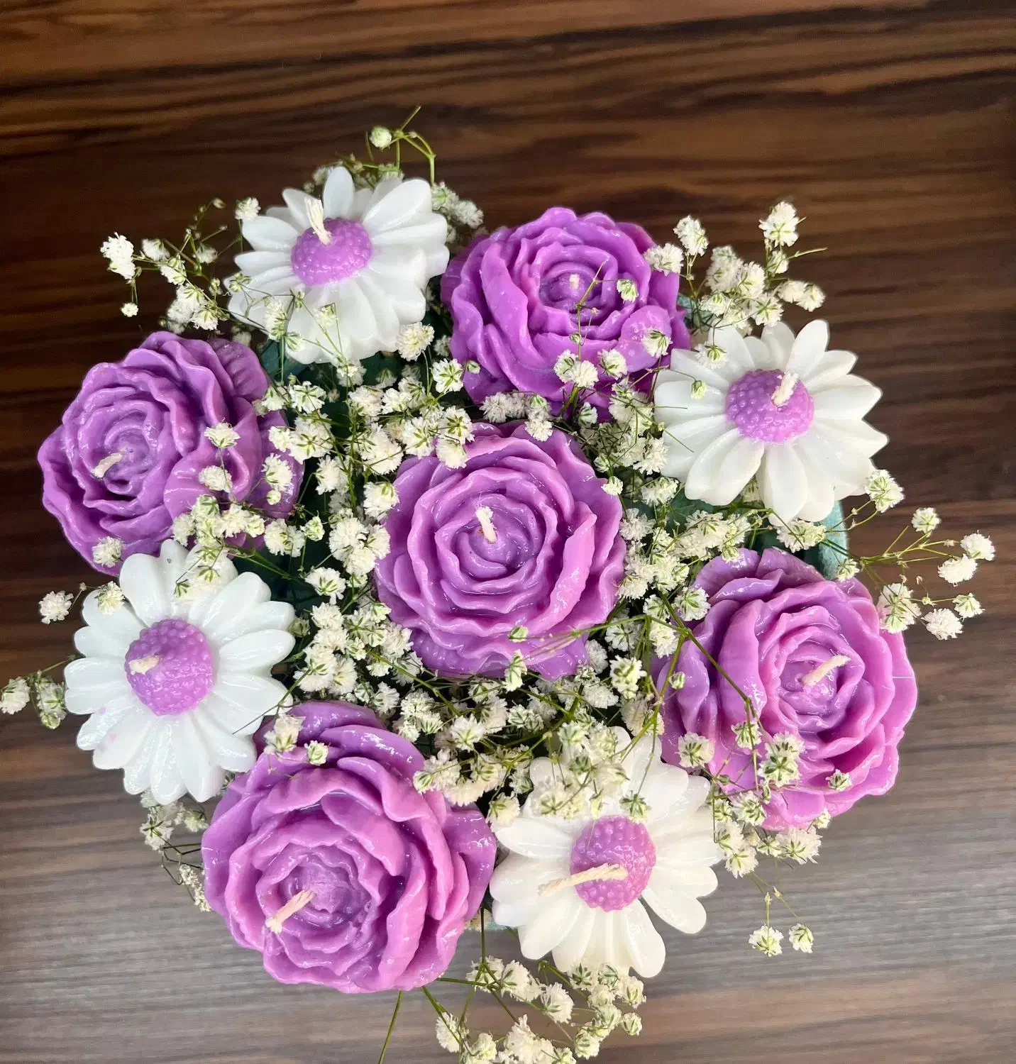 باکس گل شمع|صنایع دستی و سایر لوازم تزئینی|گرمسار, |دیوار