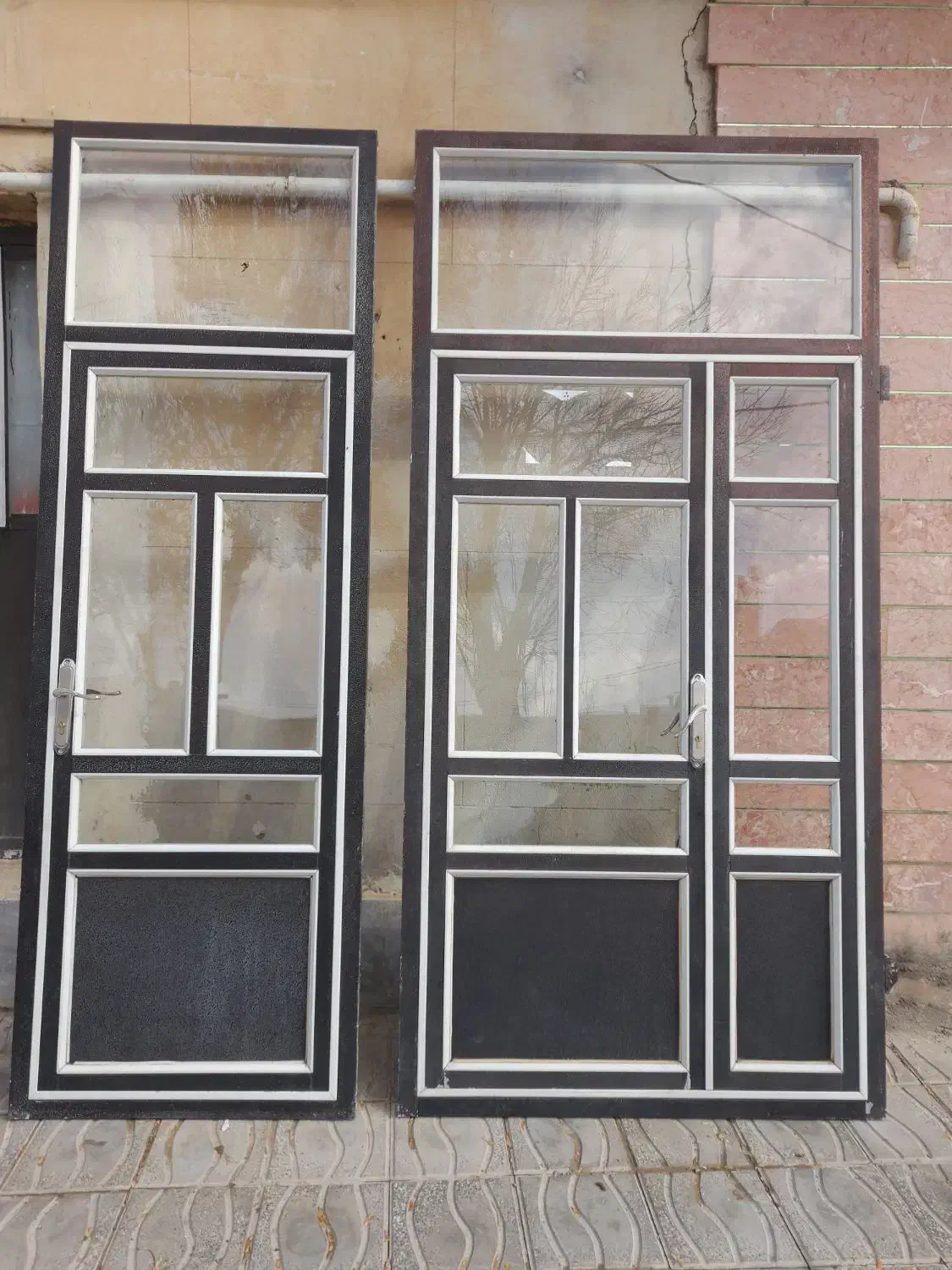 درآلمنیوم۲عدد|مصالح و تجهیزات ساختمان|سجاس رود, |دیوار