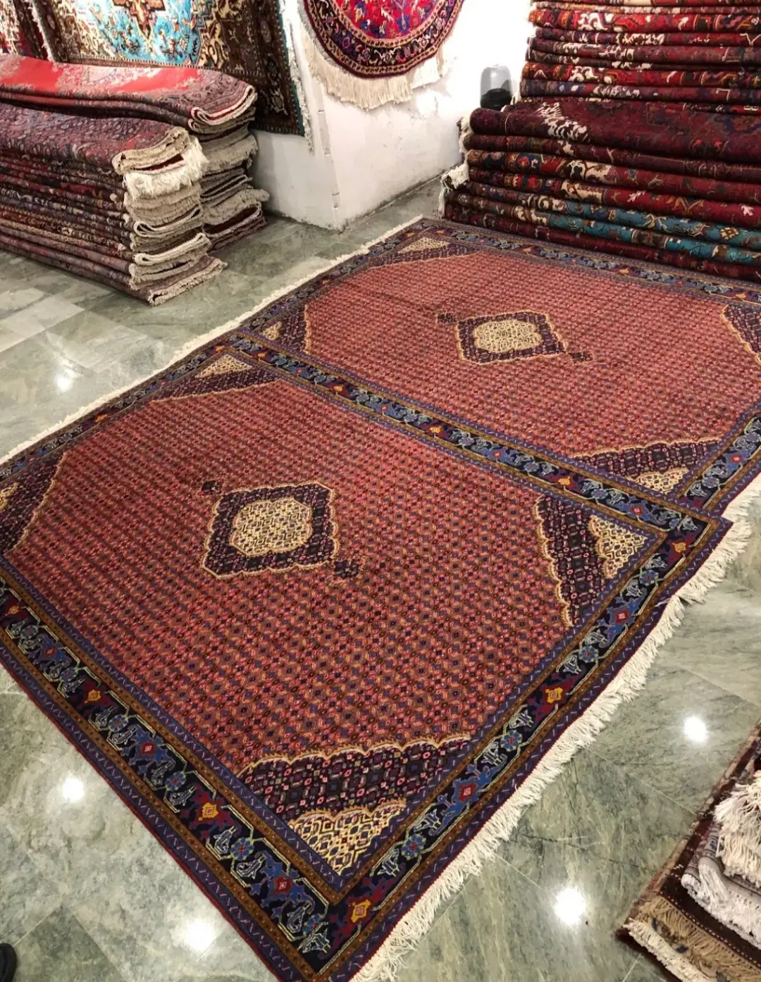 جفت ۶متری دستبافت ماهی اردبیل|فرش|تهران, یوسفآباد|دیوار