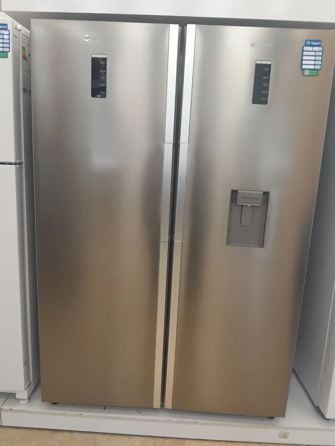 یخچال دو قلو ویترینی با هفده میلیون تخفیف|یخچال و فریزر|محلات, |دیوار