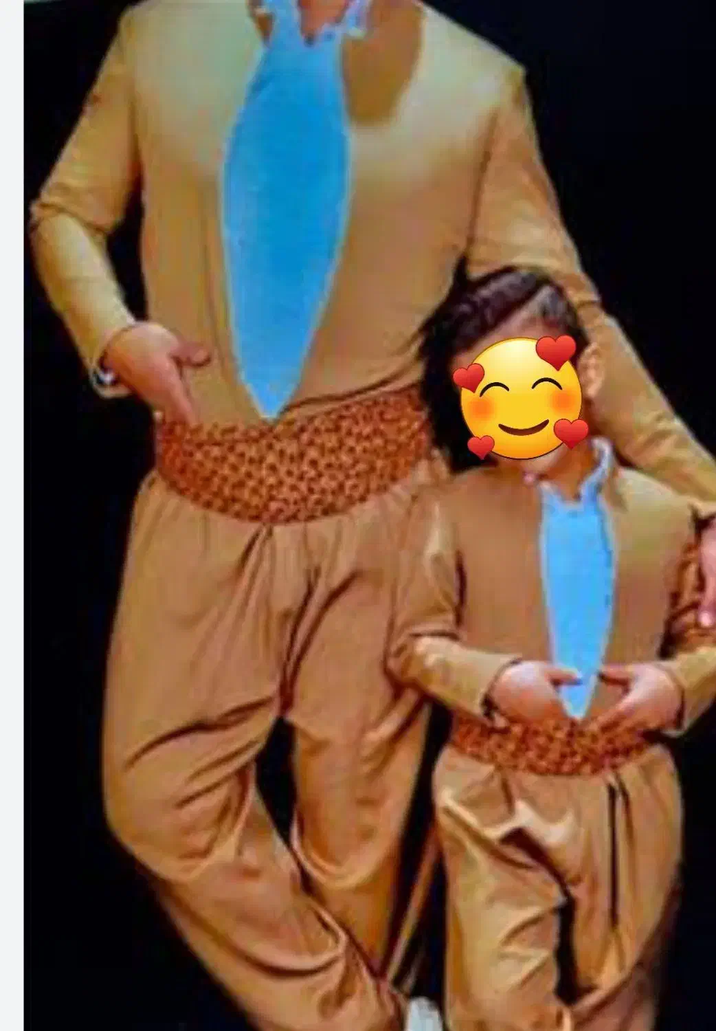 ست کردی پدر وپسری،لباس کردی بچه،بچگانه،کردی مردانه|لباس|سردشت, |دیوار