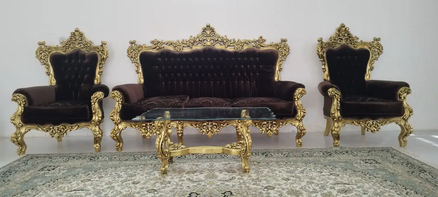 مبلمان استیل ۹ نفره|مبلمان خانگی و میز عسلی|مشهد, رضاشهر|دیوار