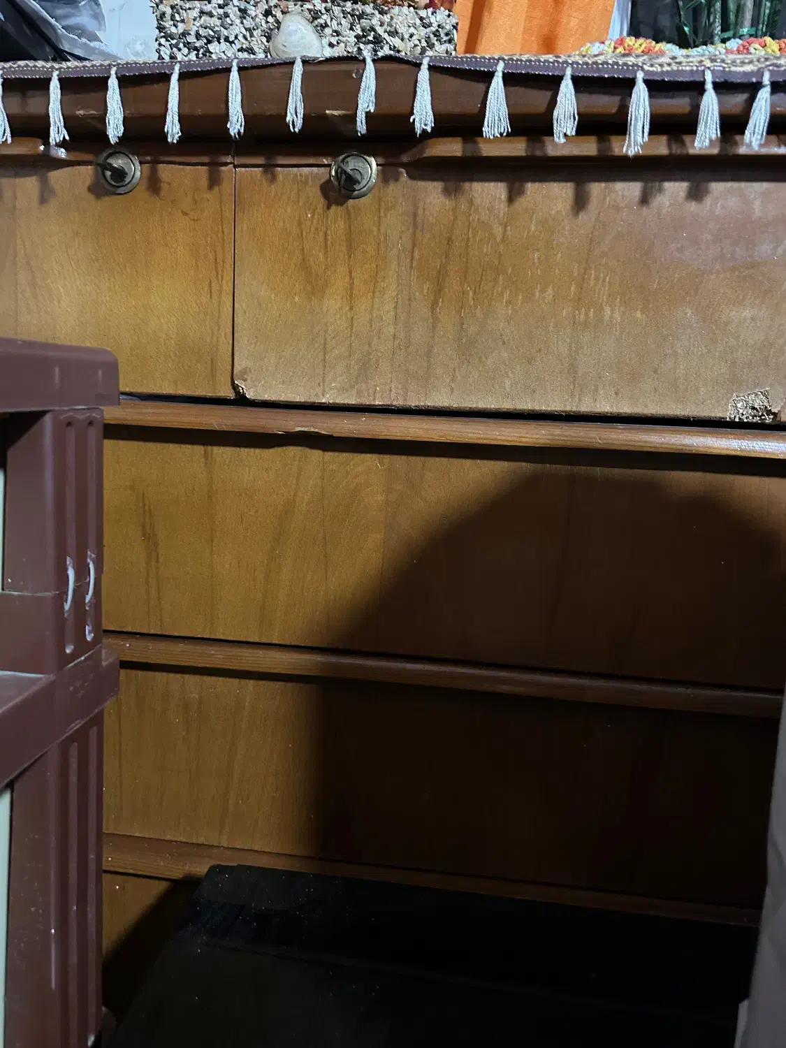 دراور چوبی|جاکفشی، کمد، دراور|رشت, باهنر|دیوار