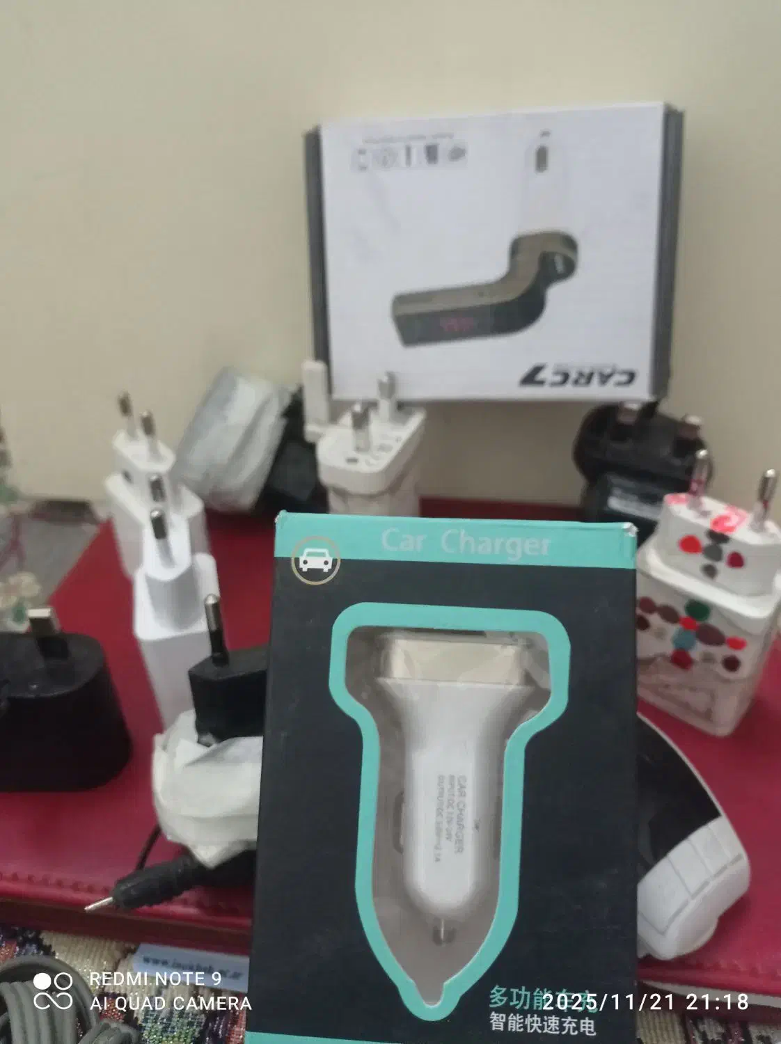 شارژر‌ موبایل فندکی پی‌ریز  کابل آیو ایکس|لوازم جانبی موبایل و تبلت|خمینی‌شهر, |دیوار