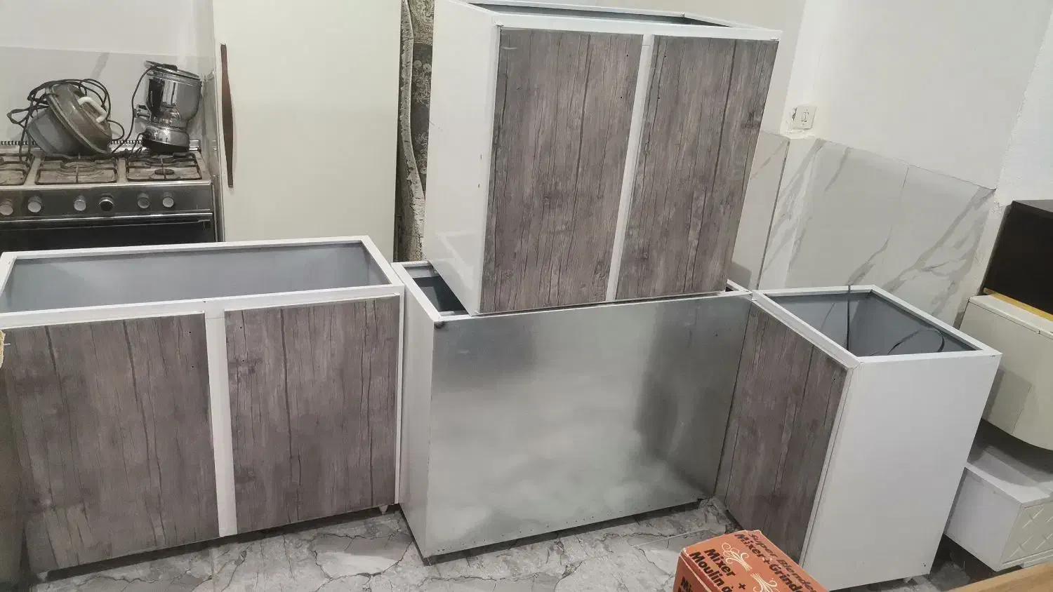 کابینت فلزی بازاری|مصالح و تجهیزات ساختمان|یزد, |دیوار