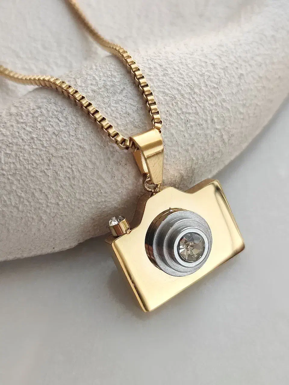 گردنبند استیل دوربین عکاسی 5904|بدلیجات|تبریز, |دیوار