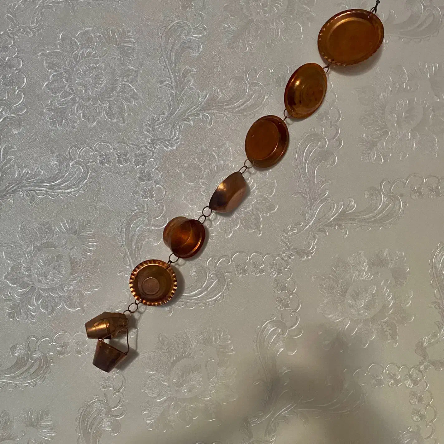 آویز ظروف مسی قدیمی|صنایع دستی و سایر لوازم تزئینی|ارومیه, |دیوار