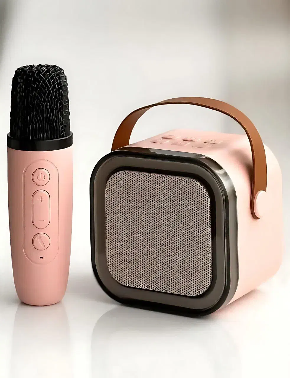 اسپیکر به همراه دو میکروفون ، اسپیکر یک میکروفون|پخشکننده همراه|قم, باغ اشرافی|دیوار