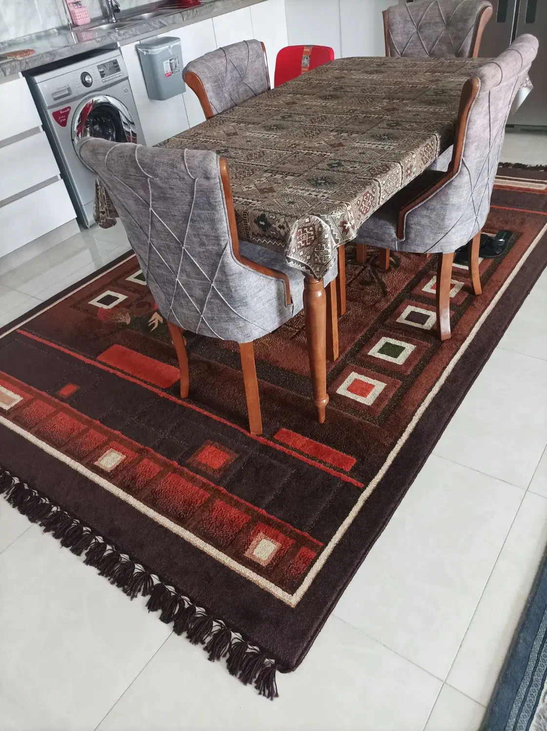 گلیم فرش|گلیم، جاجیم، گبه|همدان, |دیوار