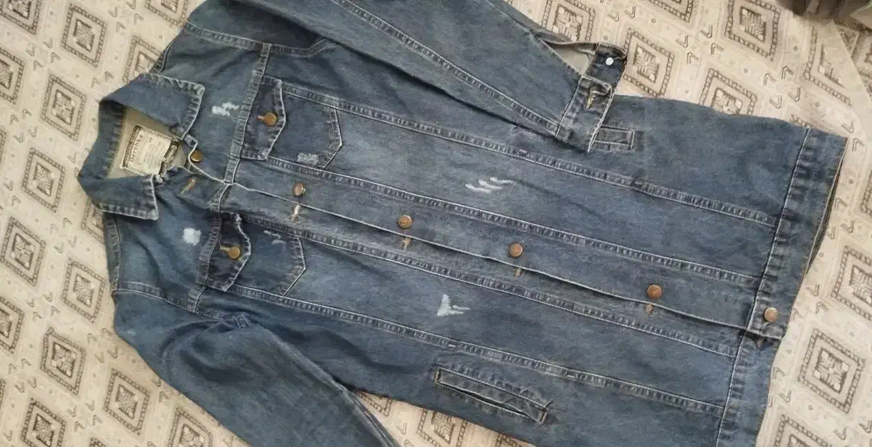 مانتو جین لی اصل. یه بار هم پوشیده نشده سایز ۴۰|لباس|محمدیه-قزوین, |دیوار