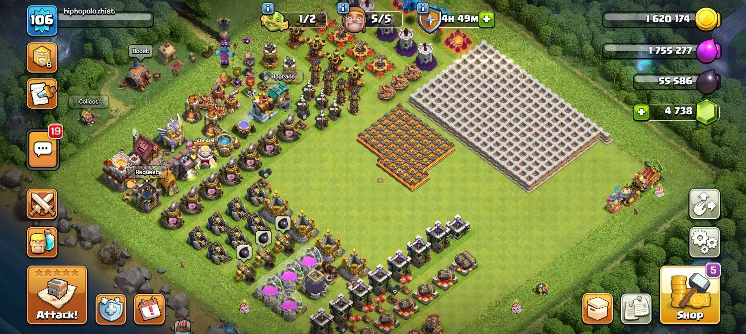 اکانت کلش آف کلنز تاون 11|کنسول، بازی ویدئویی و آنلاین|رفسنجان, |دیوار