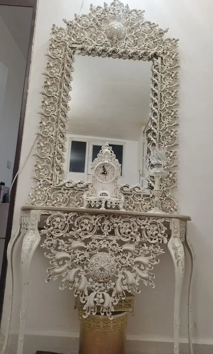 آینه کنسول|بوفه، ویترین، کنسول|تبریز, |دیوار