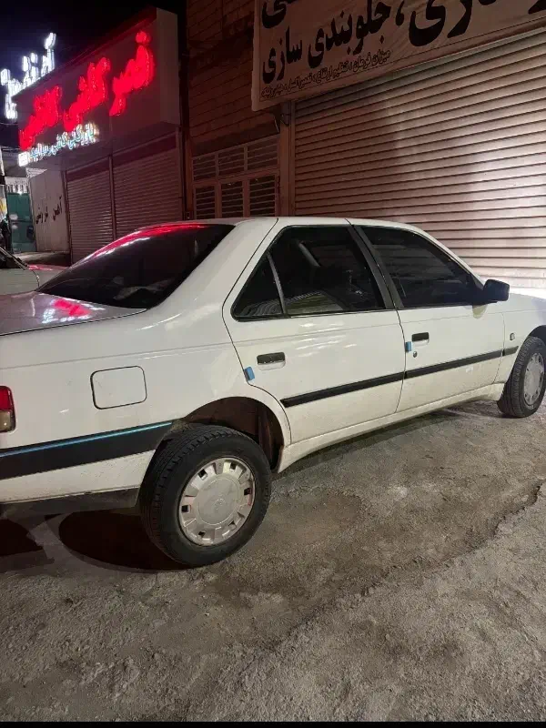 پژو 405 سفید تر تمیز|خودرو سواری و وانت|خرم‌آباد, |دیوار