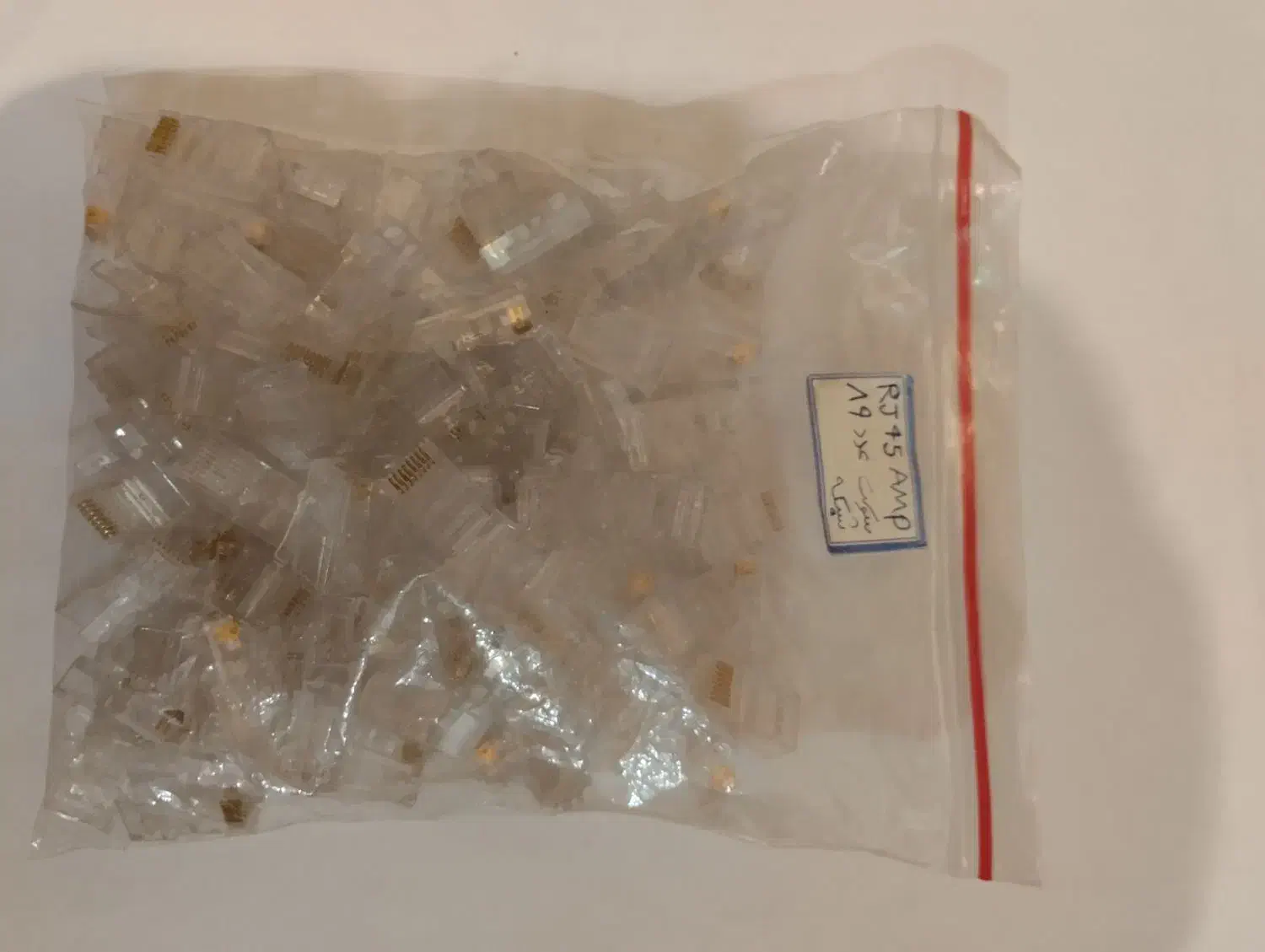 سوکت شبکه  Rj45 AMp Cat 5|مودم و تجهیزات شبکه|قزوین, |دیوار