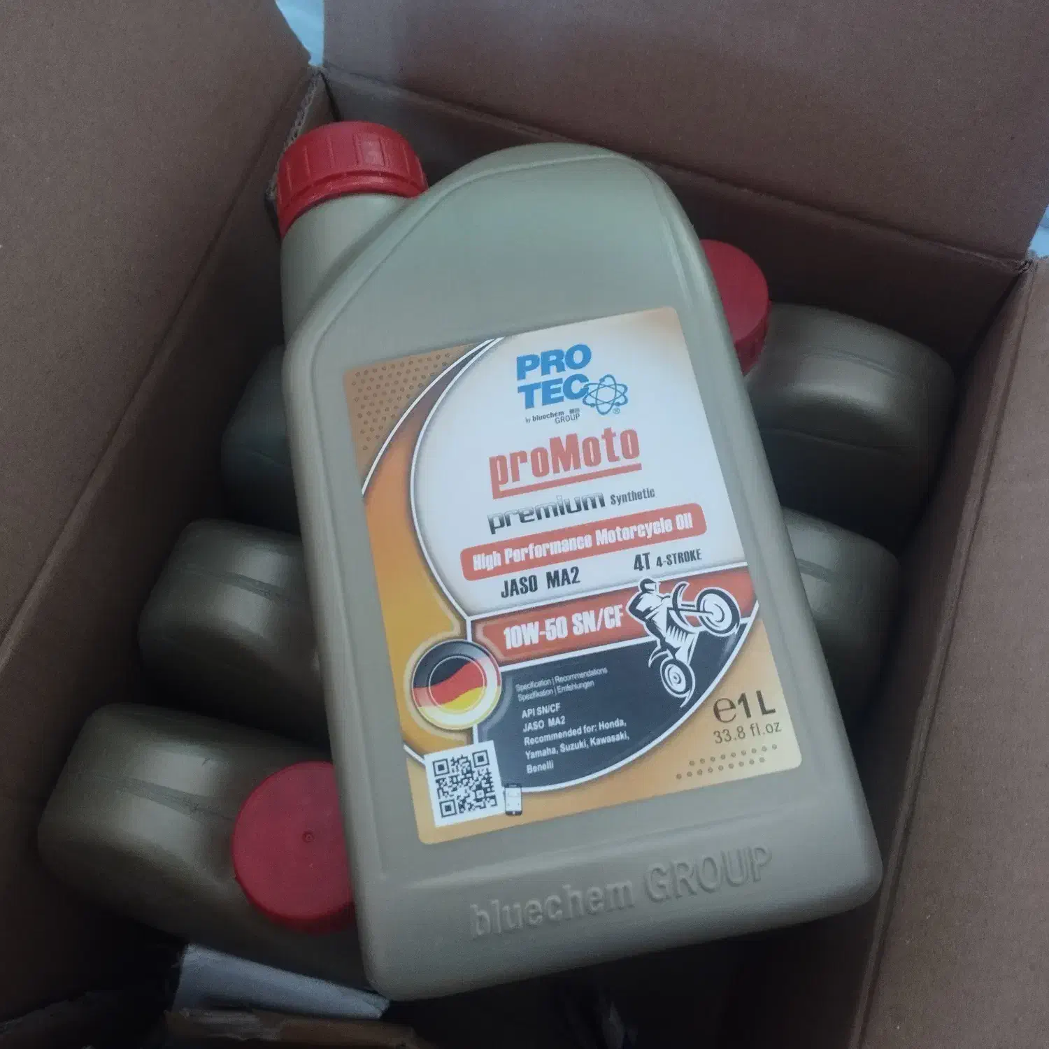 روغن موتور سیکلت پروتک 10W50 SN|قطعات یدکی و لوازم جانبی|اصفهان, باغ دریاچه|دیوار