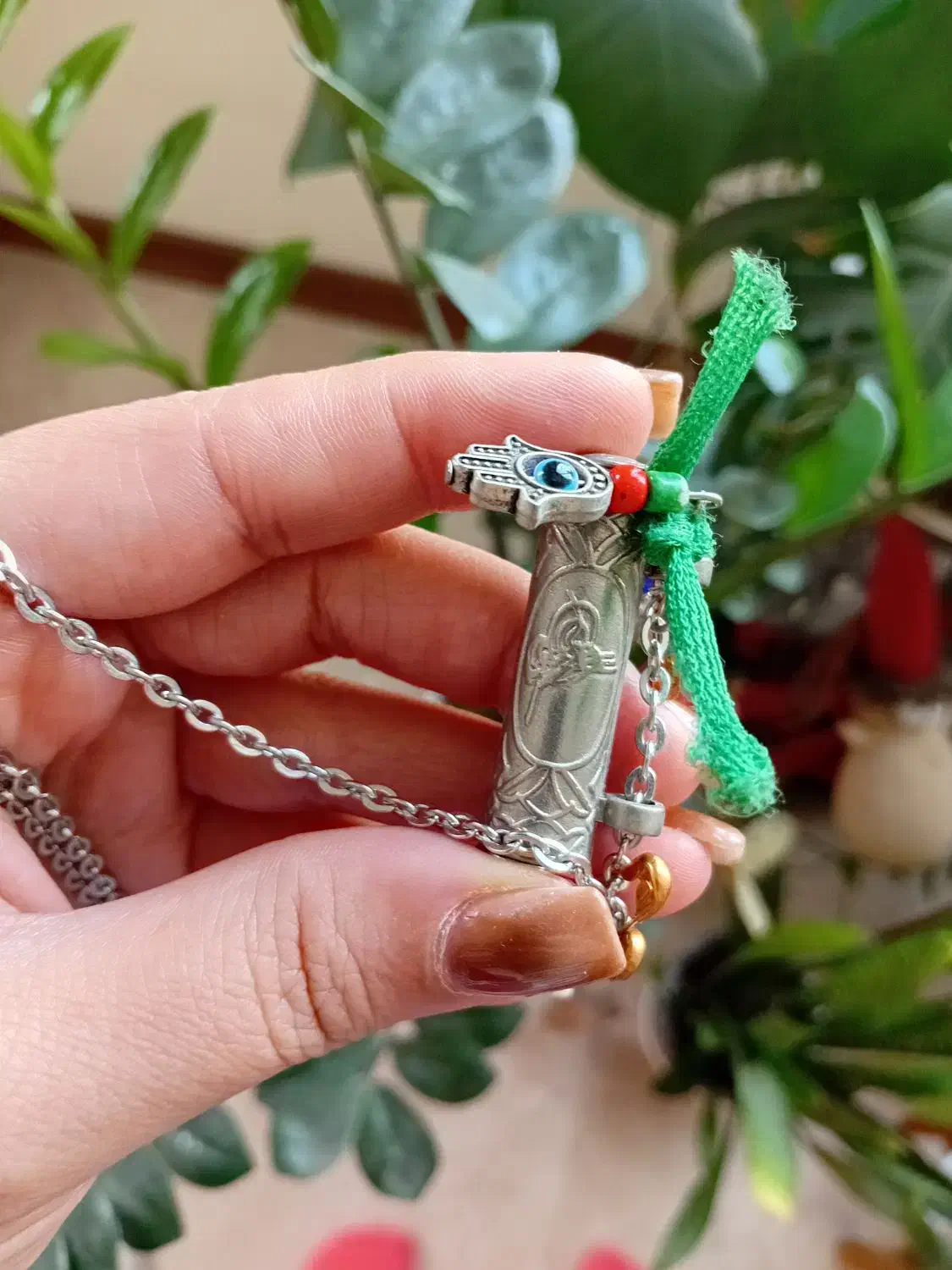 حرز یمانی با قاب نقره ، انواع حرز روی سنگ|زیورآلات و اکسسوری|تهران, جردن|دیوار