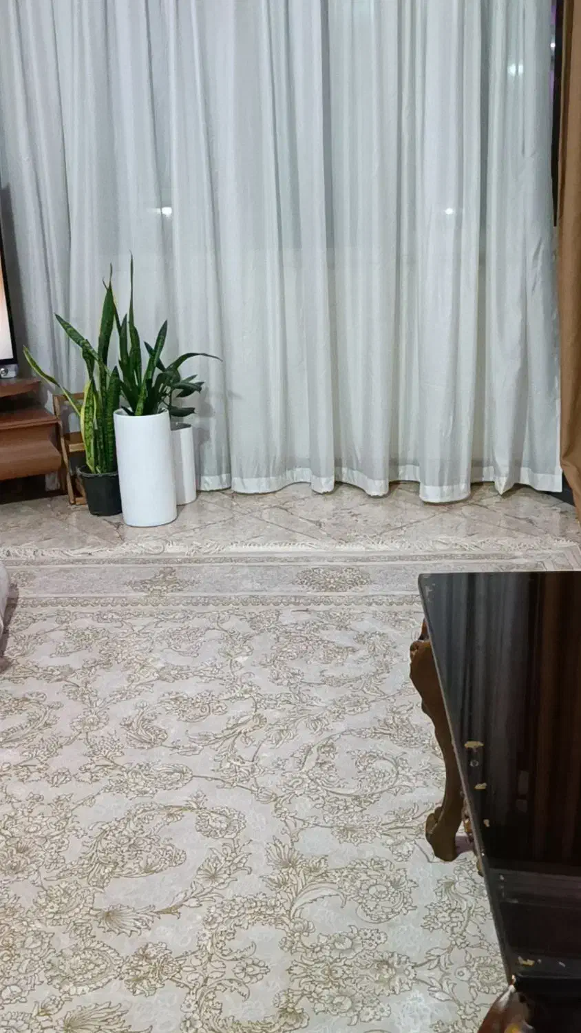 پرده پذیرایی  بزرگ با متراژ بالا  پر چین|پرده، رانر، رومیزی|گلستان (تهران), |دیوار