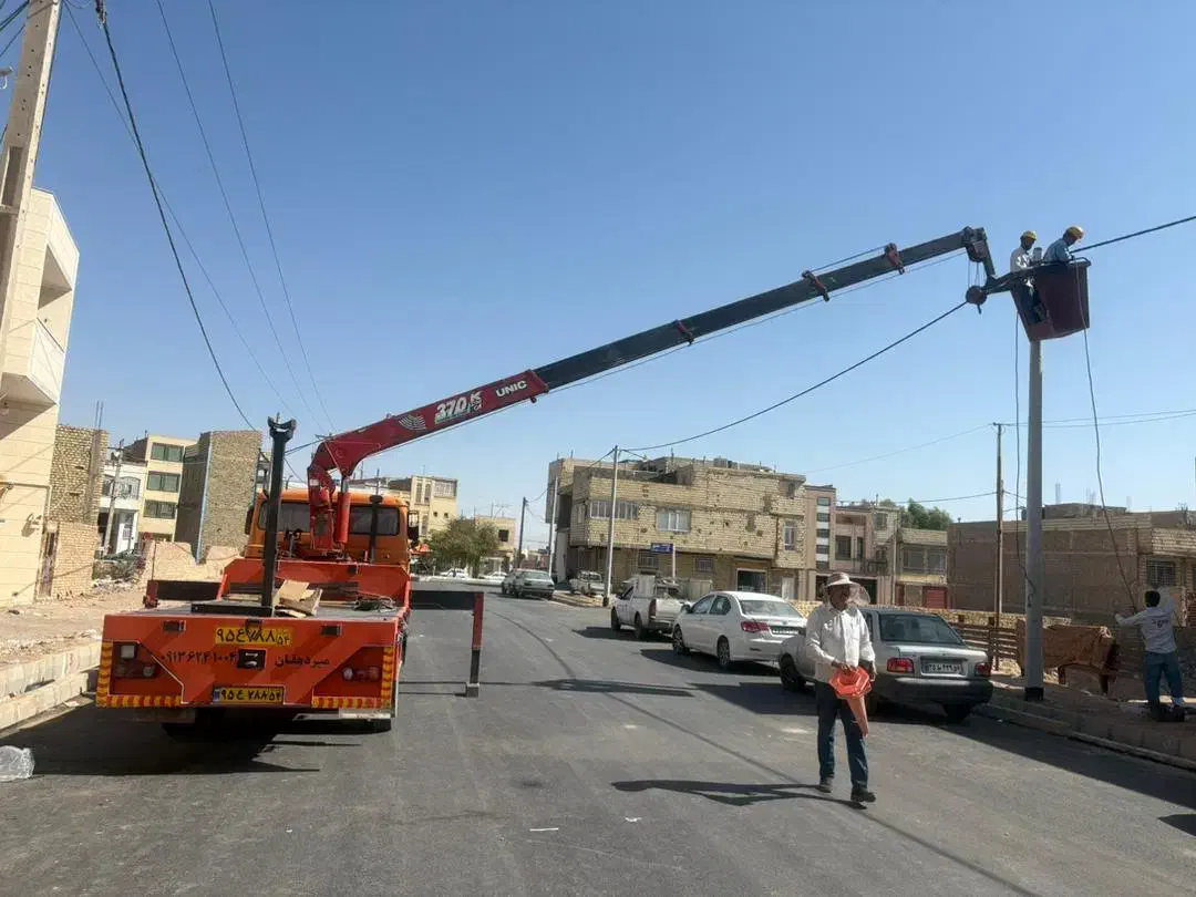 جرثقیل ۳تن و سبد نفربر شبانه روزی|خدمات حمل و نقل|اشکذر, |دیوار