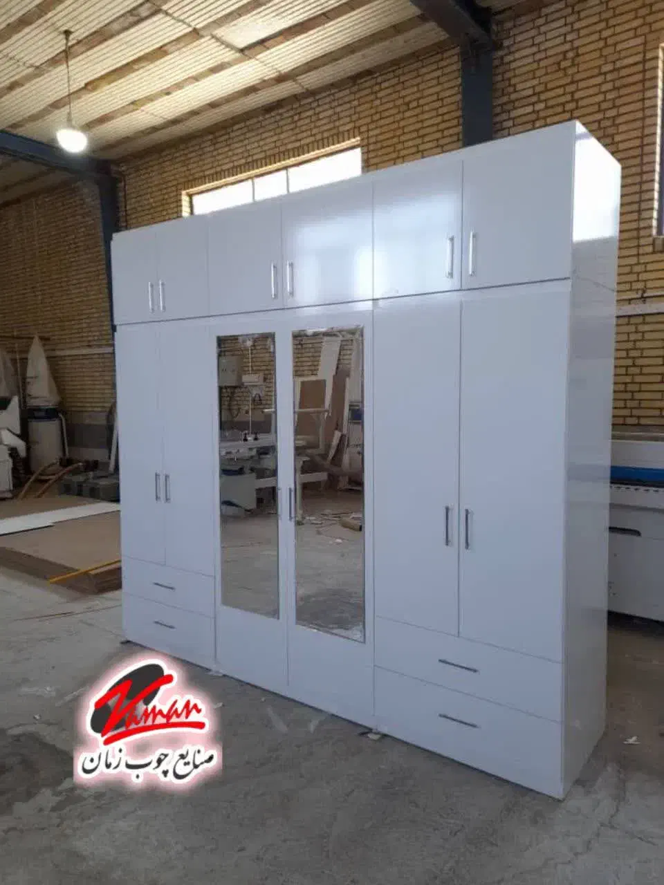 کمد دیواری آماده آینه دار سپیده کد۱۶۲|جاکفشی، کمد، دراور|اسلام‌شهر, شهرک سعیدیه|دیوار