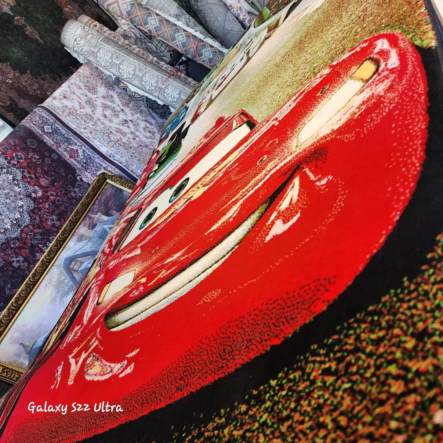 قالیچه طرح کودک تمام نقش نخ تمام متال ترک|اسباب و اثاث بچه|قوچان, |دیوار