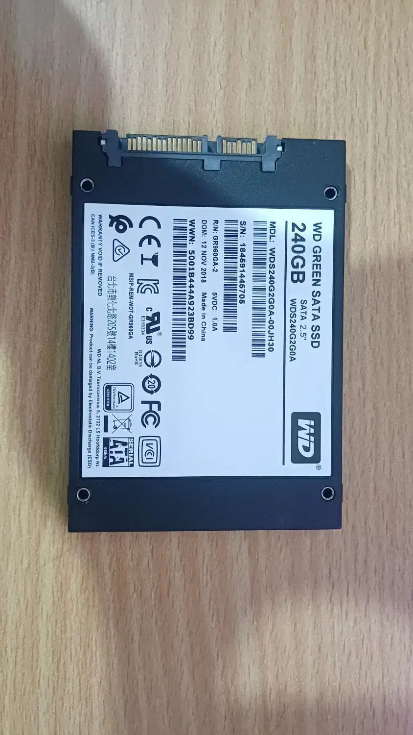 اس اس دی 240GB WD Sata|قطعات و لوازم جانبی رایانه|رباط‌کریم, شهرک صنعتی نصیرآباد|دیوار