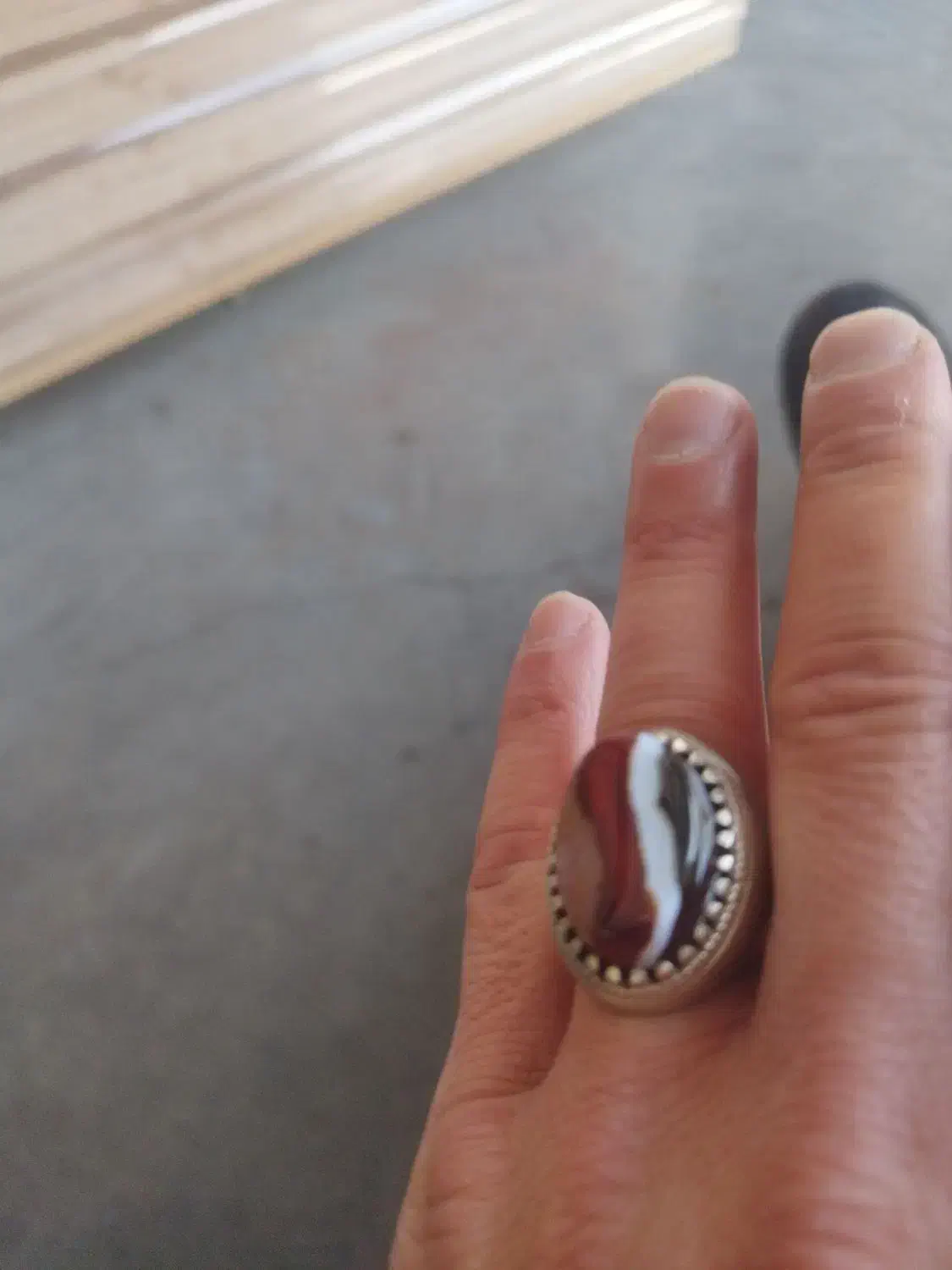 انگشتر عقیق سلیمانی|کلکسیون اشیاء عتیقه|هشتگرد, هشتگرد قدیم|دیوار