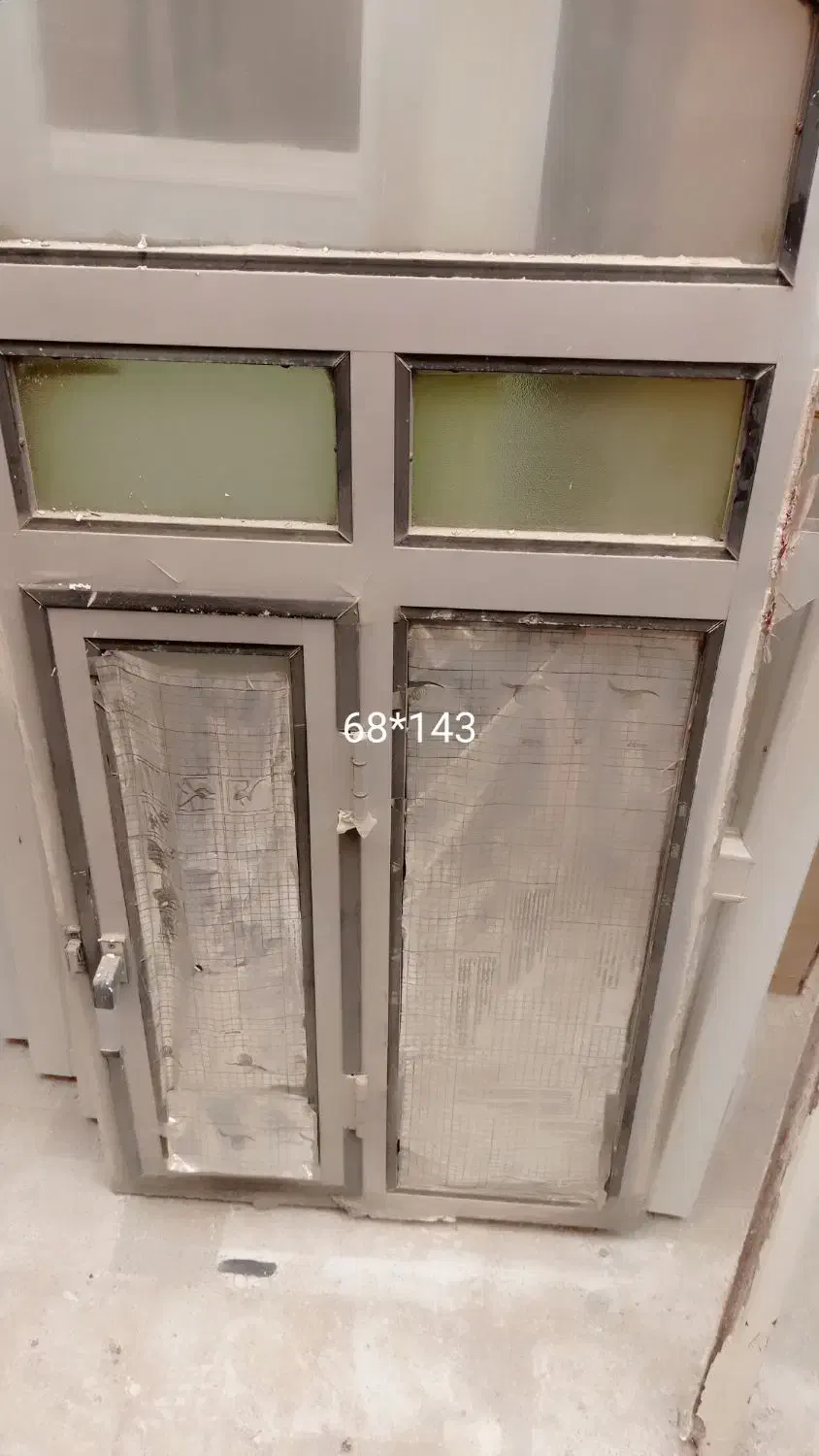 درب آهنی و پنجره آلومینیومی|مصالح و تجهیزات ساختمان|قم, علی آباد سعدگان|دیوار