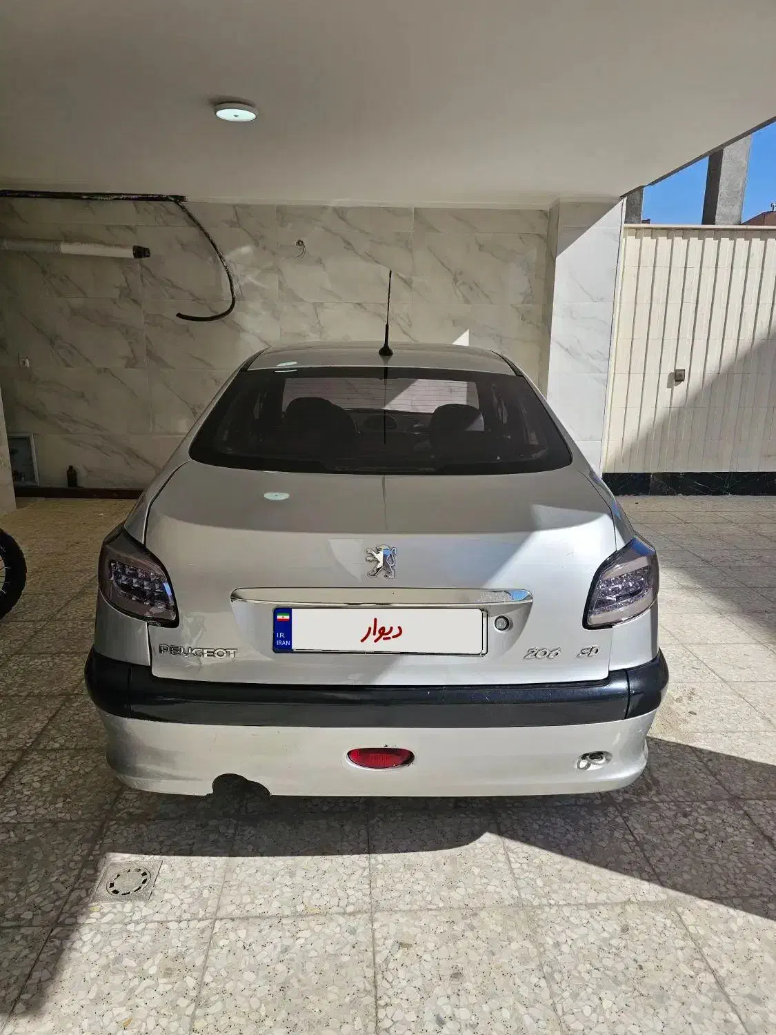 ۲۰۶ sd موتور تیوفایو|خودرو سواری و وانت|شاهین‌شهر, شهرک گلدیس|دیوار