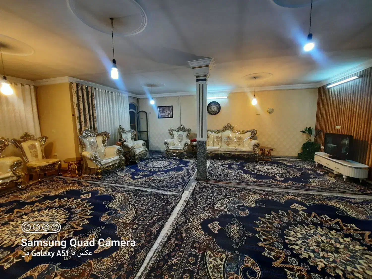 مبل استیل چوب راش ۹نفره درحدنو|مبلمان خانگی و میز عسلی|همدان, |دیوار